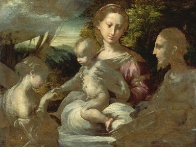 Study for The Mystic Marriage of St. Catherine, c.1527 by Parmigianino
